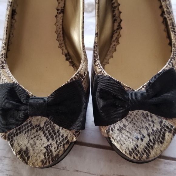 Madden Girl Snakeskin Print Heels - Picture 6 of 7